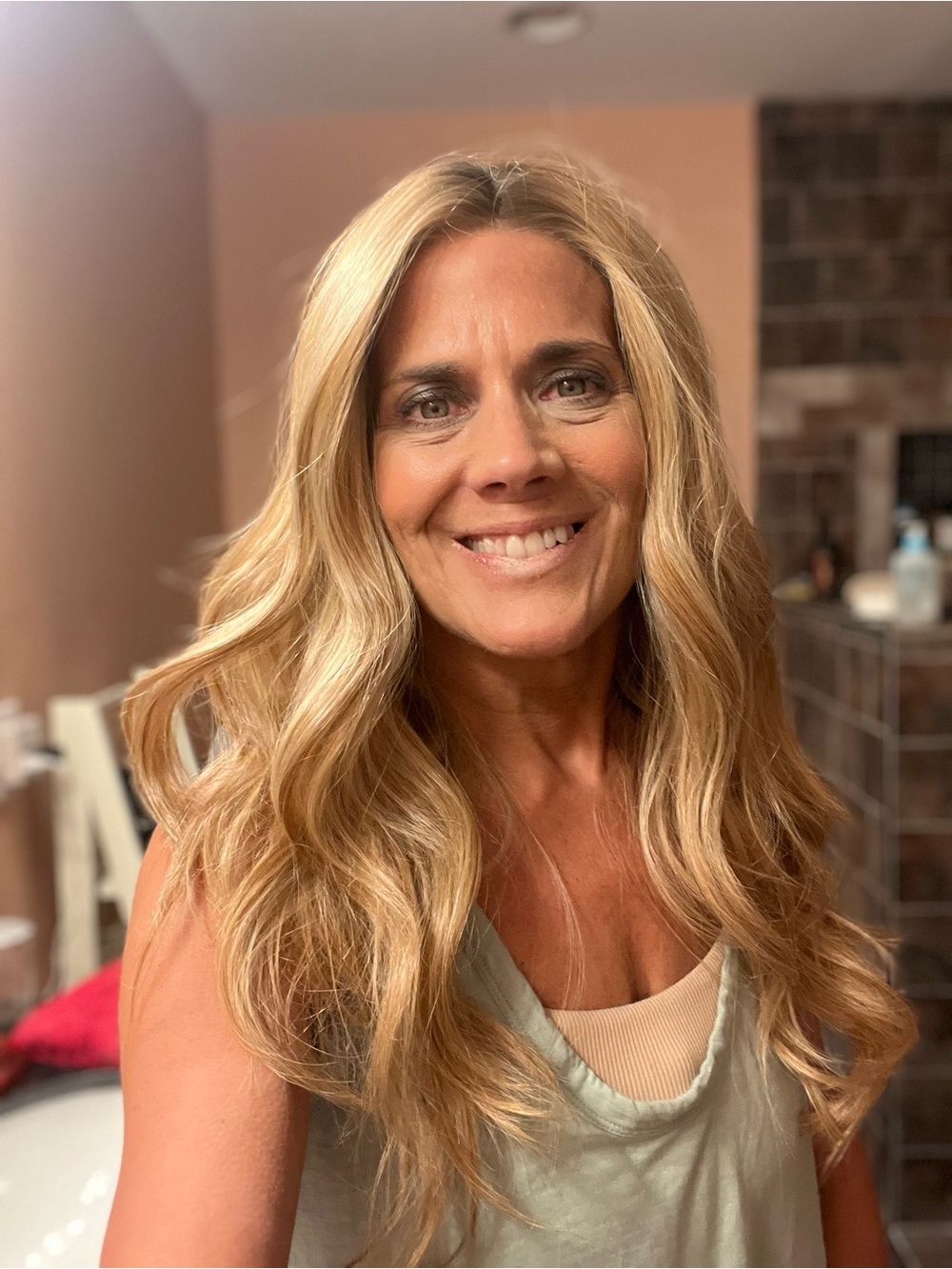 JB Extensions Monofilament Claire in Raw Sugar Blonde